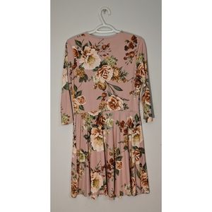 Floral Pink Dress (XL)